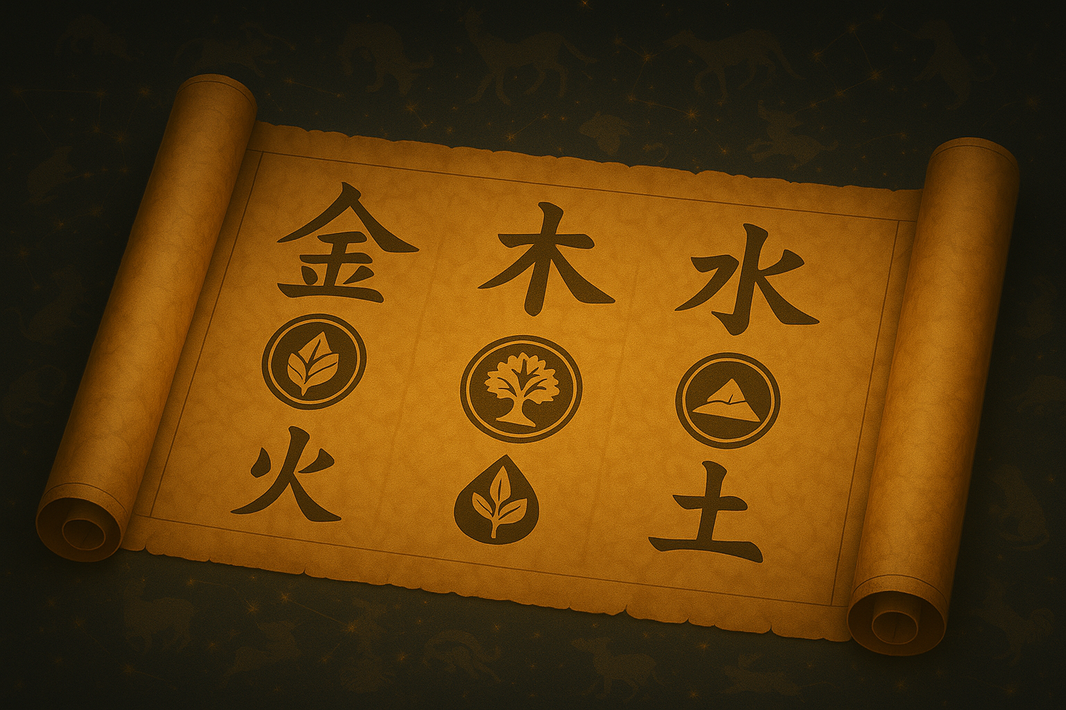 five element in chinese Meta physics